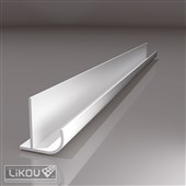 LIKOV Lišta PVC lišta spojovací H pro SDK desky G-H PVC š. 12,5mm, délka 2,5m